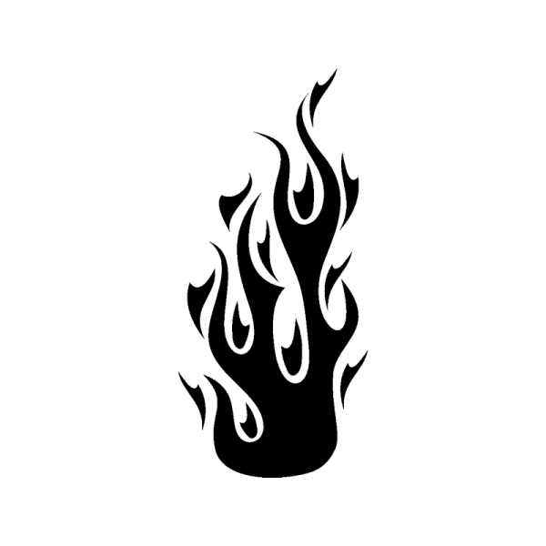 Пламя на машине