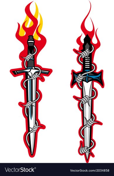 Кинжал в огне