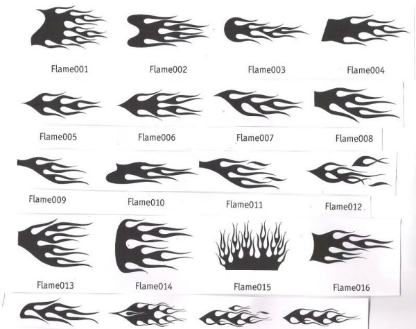Трафареты для покраски мотоцикла