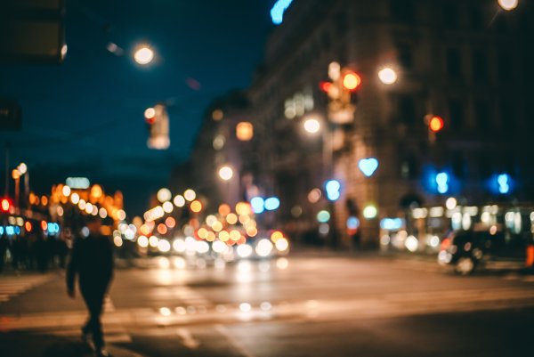 Размытый город