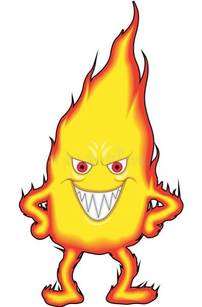 Злой огонь для детей