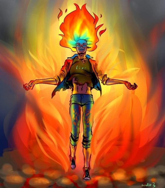Персонаж из огня