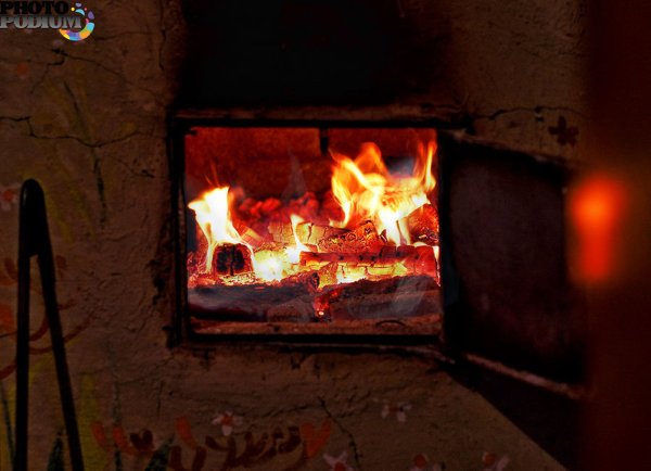 Огонь в печурке