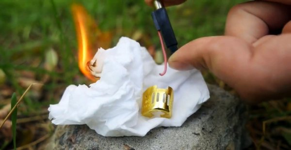 Огонь без спичек и зажигалки