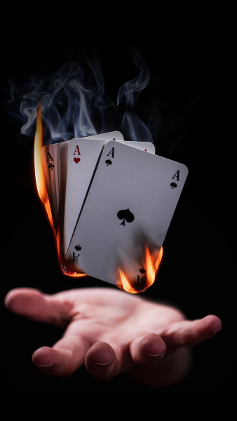 Четыре туза в огне