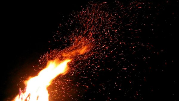 Искры костра