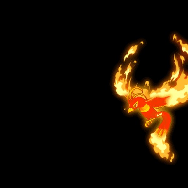 Птица Феникс гифка