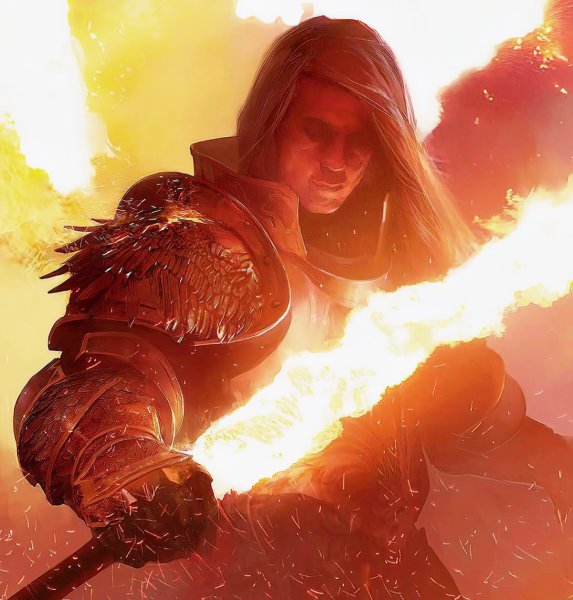 Рыцарь с огненным мечом