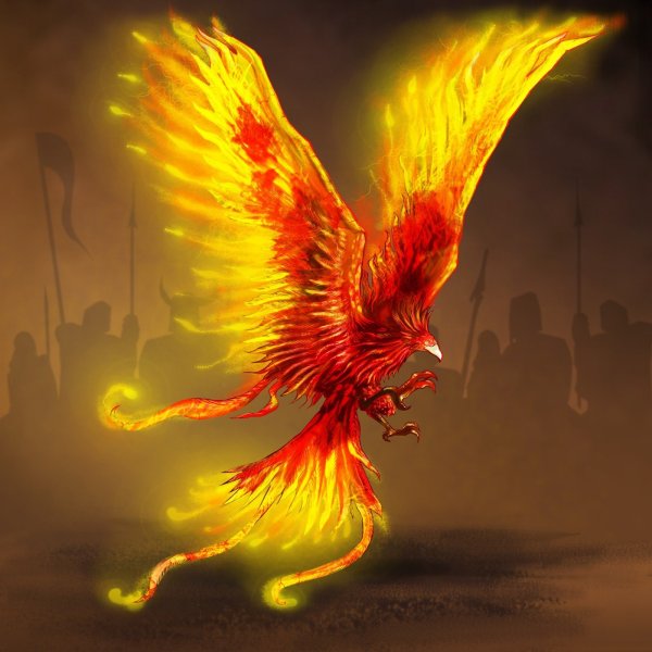 Огненный Феникс Дилюка