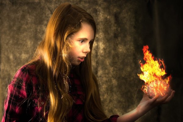 Девушка волшебство