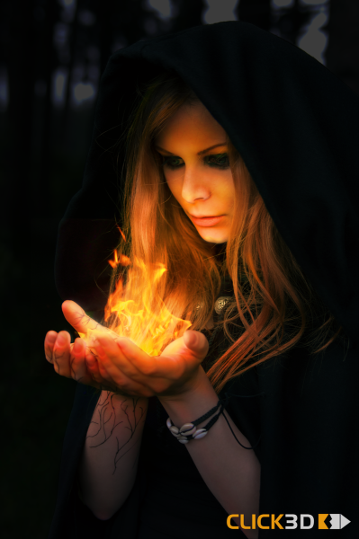 Огонь на ладони