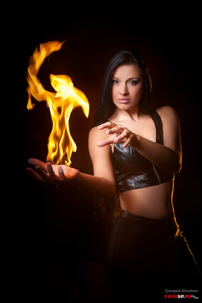 Фотосессия с огнем