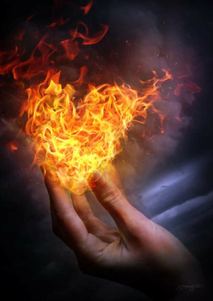 Горящее сердце