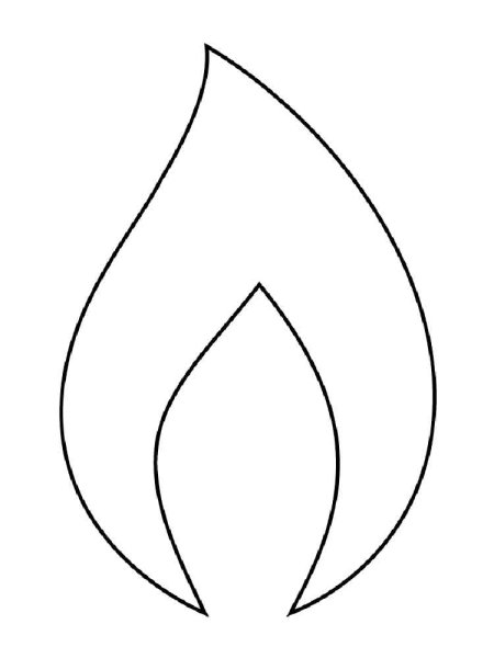 Пламя шаблон