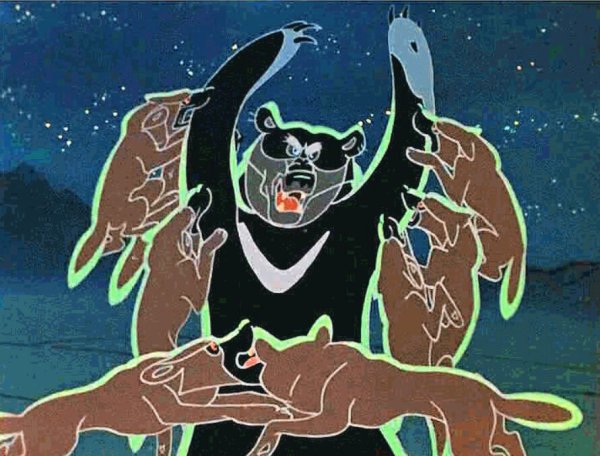 Киплинг Маугли рыжие псы