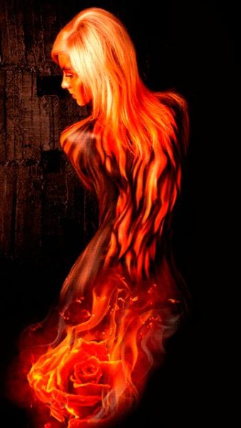 Женщина в огне страсти