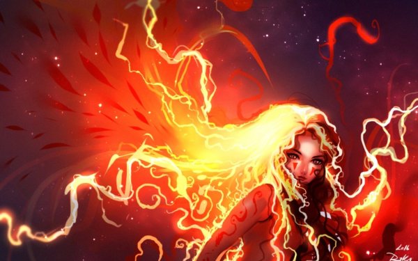 Огненная девушка