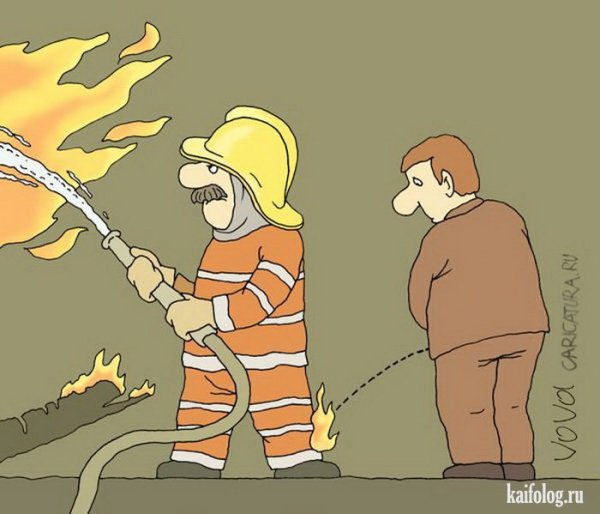 Пожарник прикол