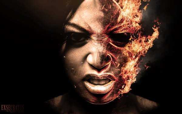 Девушка в ярости