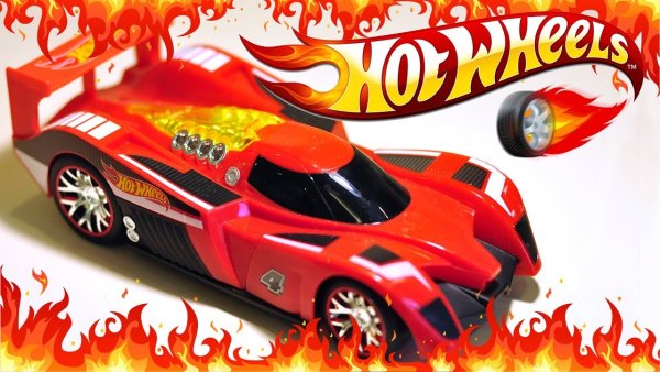 Хот Вилс машинка в огне
