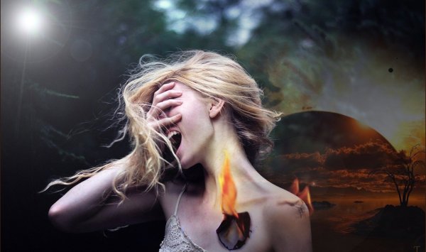 Фотосессия с огнем