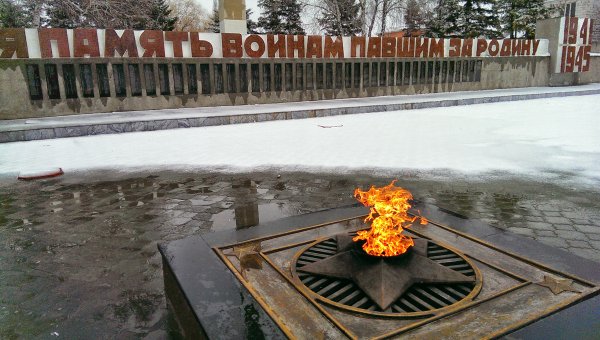 Мемориальный комплекс огонь вечной славы Михайловск