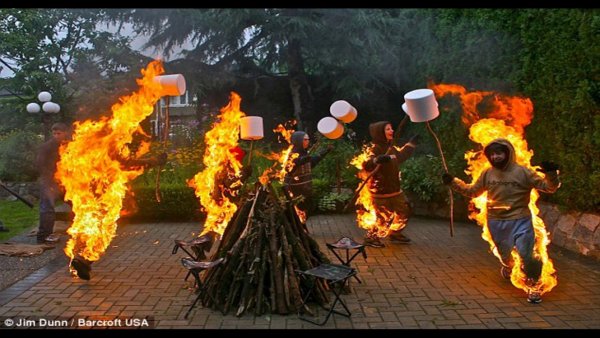 Прикольный огонь