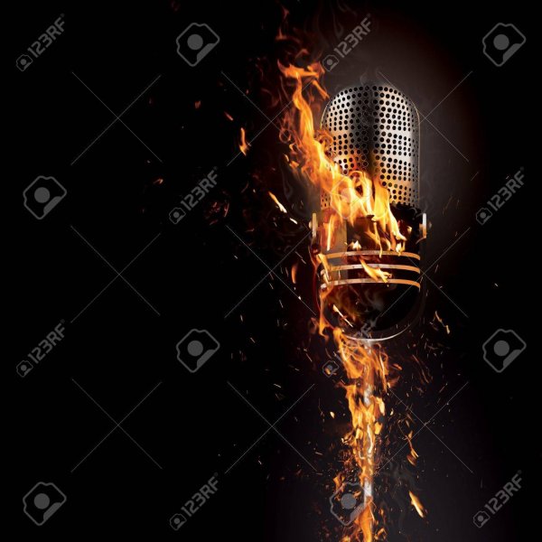 Микрофон в пламени