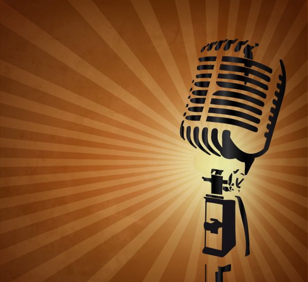 Стильный микрофон