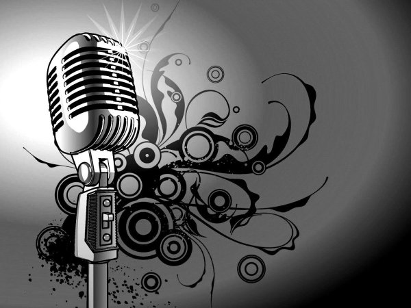 Ретро микрофон