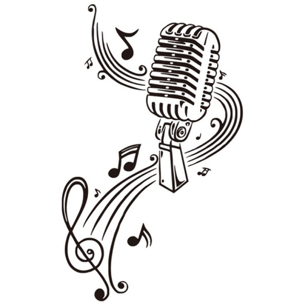 Микрофон рисунок