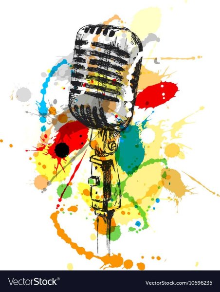 Стилизованный микрофон