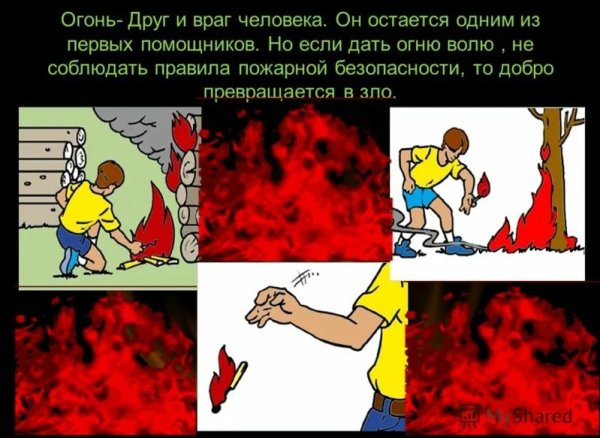 Огонь друг и враг человека