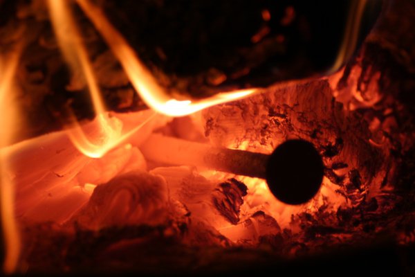 Огонь в горне