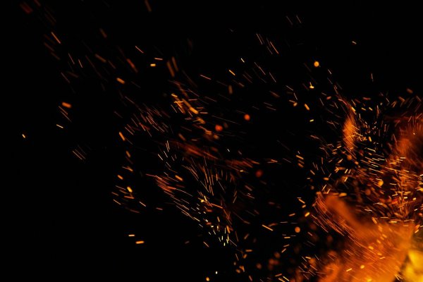 Горящий пепел