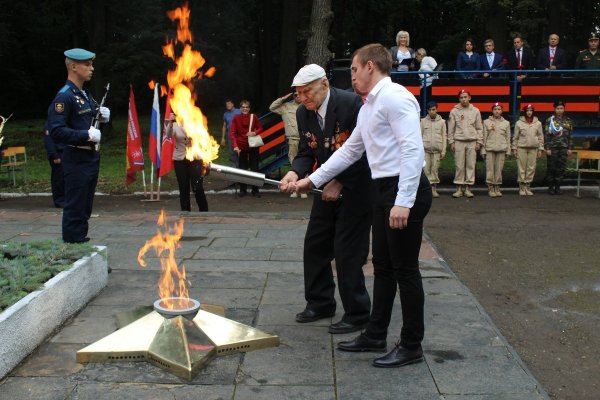 Медынский район вечный огонь зажжение