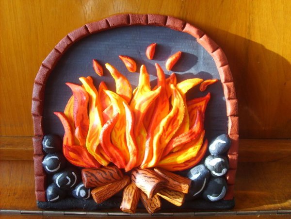 Панно на тему огня