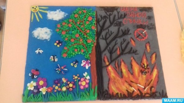 Неопалимая Купина пластилинография