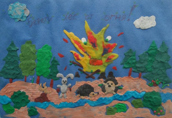 Природа из пластилина