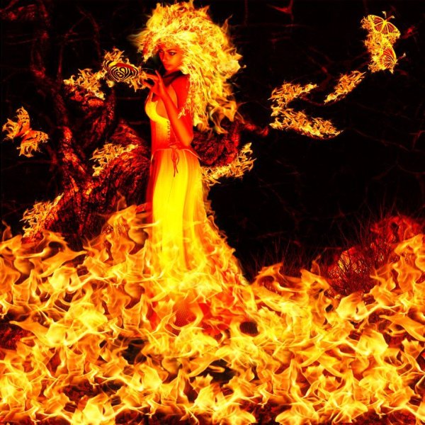 Огненная девушка
