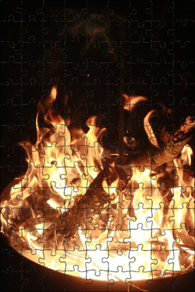 Настоящее пламя