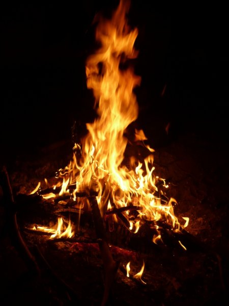 Пламя костра