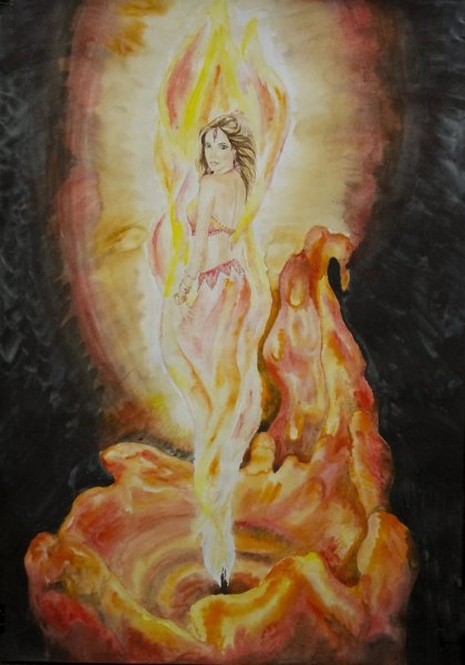 Огонь картина