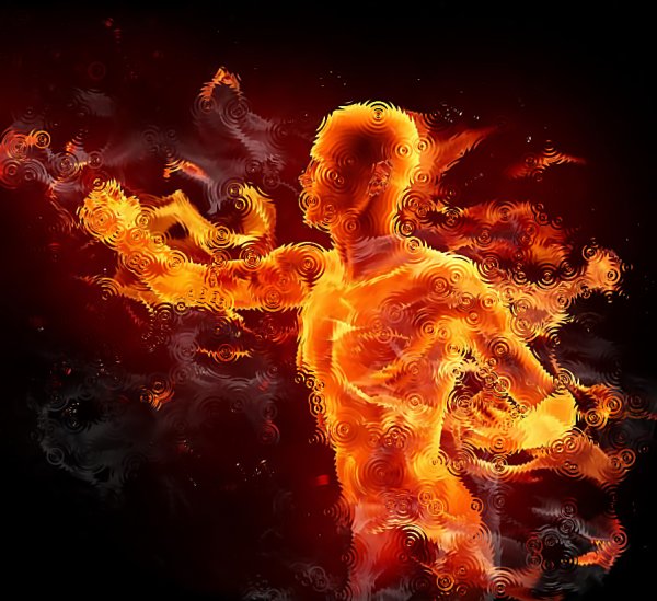 Огненный человек