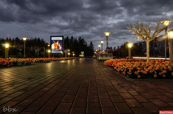 Город Ноябрьск осенью