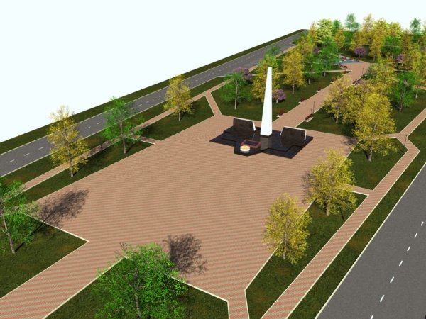 Сквер вечный огонь