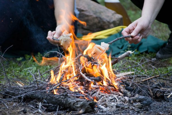 Разжигание костра