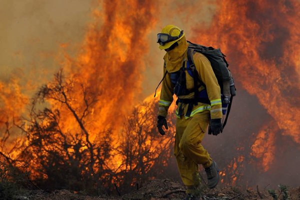 Красивый пожар