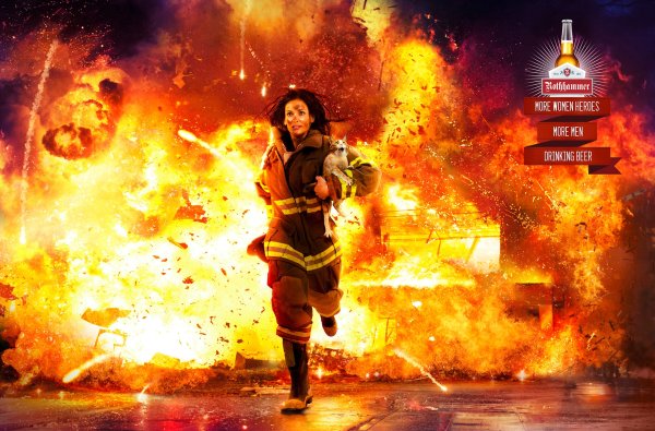 Девушки пожарные