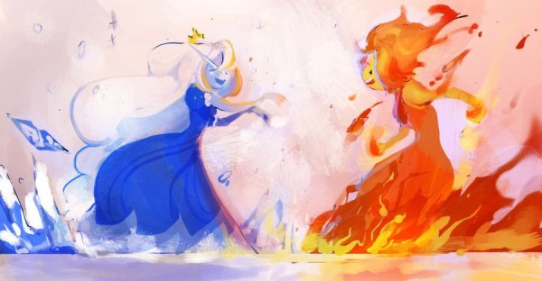 Принцесса пламя и принцесса вода